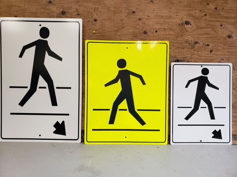 Crosswalk signs